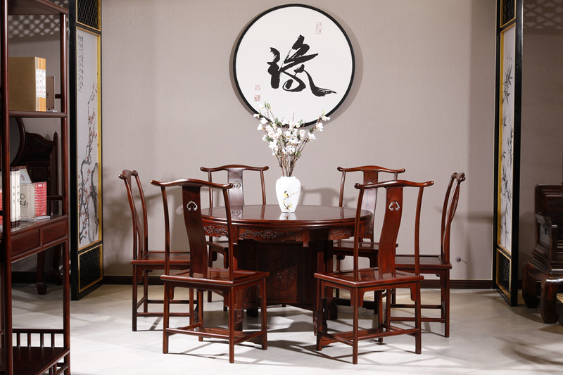 明式圓臺(tái)7件套