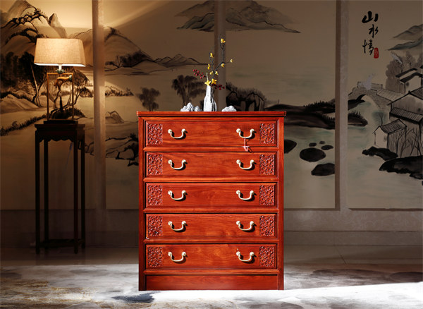 祥云五斗柜