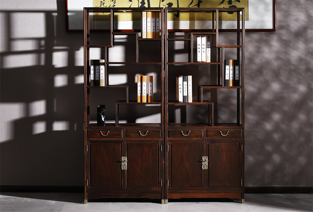 明式雙線博古架