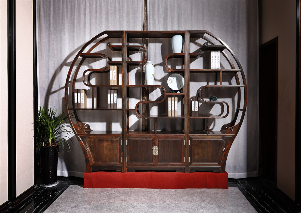 祥云三組合博古架