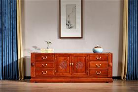 玲瓏兩門六抽電視柜